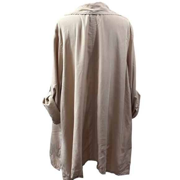 Ali Miles tan tunic, minimalist, artsy, eclectic, neutral, relaxed, oversized - Picture 3 of 5